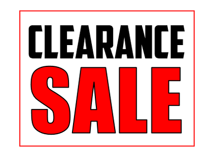 CLEARANCE SALE UP TO 80% OFF!