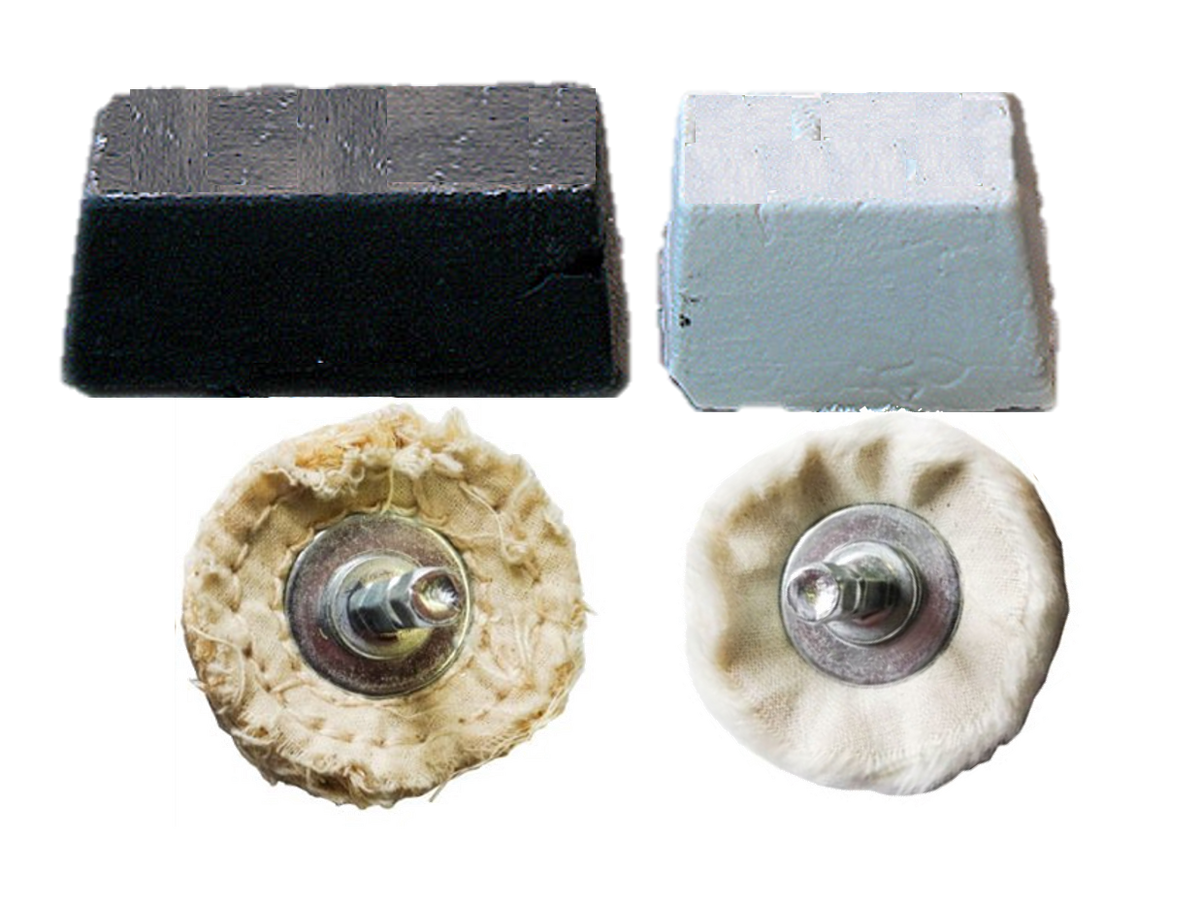 Drill Polishing Kit 2 Buffs 50mm (ideal for Alloy Rims) Blokes Gear