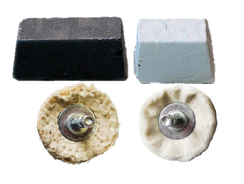 Drill Polishing Kit 2 Buffs 50mm (ideal for Alloy Rims)